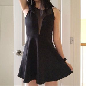 F21 Black A-line Dress